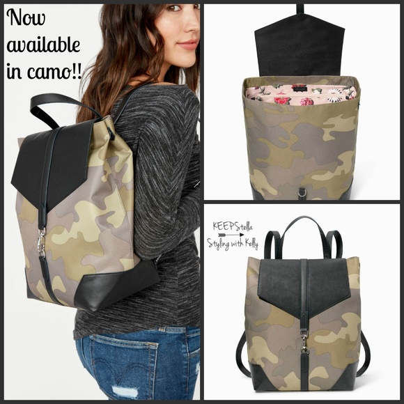 Stella & Dot | Ava Backpack in Camouflage - Picture 4 of 9